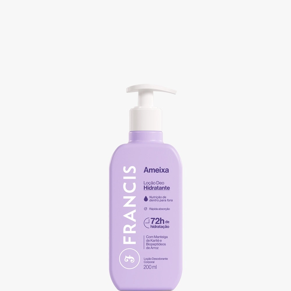 Deo Hidratante Loção Ameixa Francis Frasco 400ml Pump