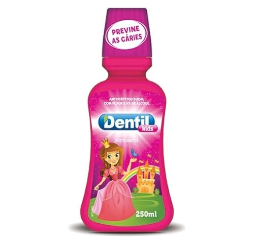 Enxaguante Bucal Dentil Kids Zero Alcool Princesa 250ml