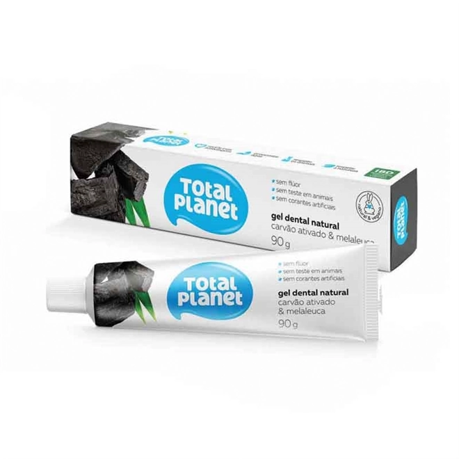 Gel Dental Natur Total Planet Carvao Melaleuca 90g