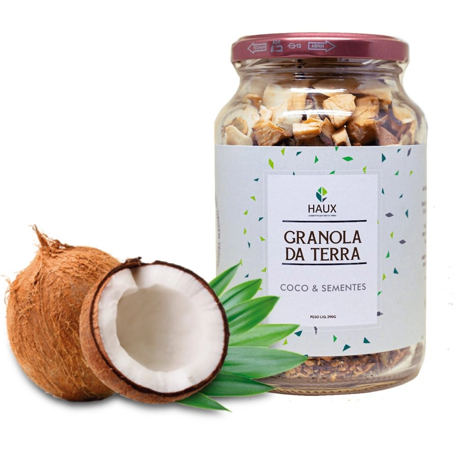 Granola Coco E Sementes Haux Alimentos 300g