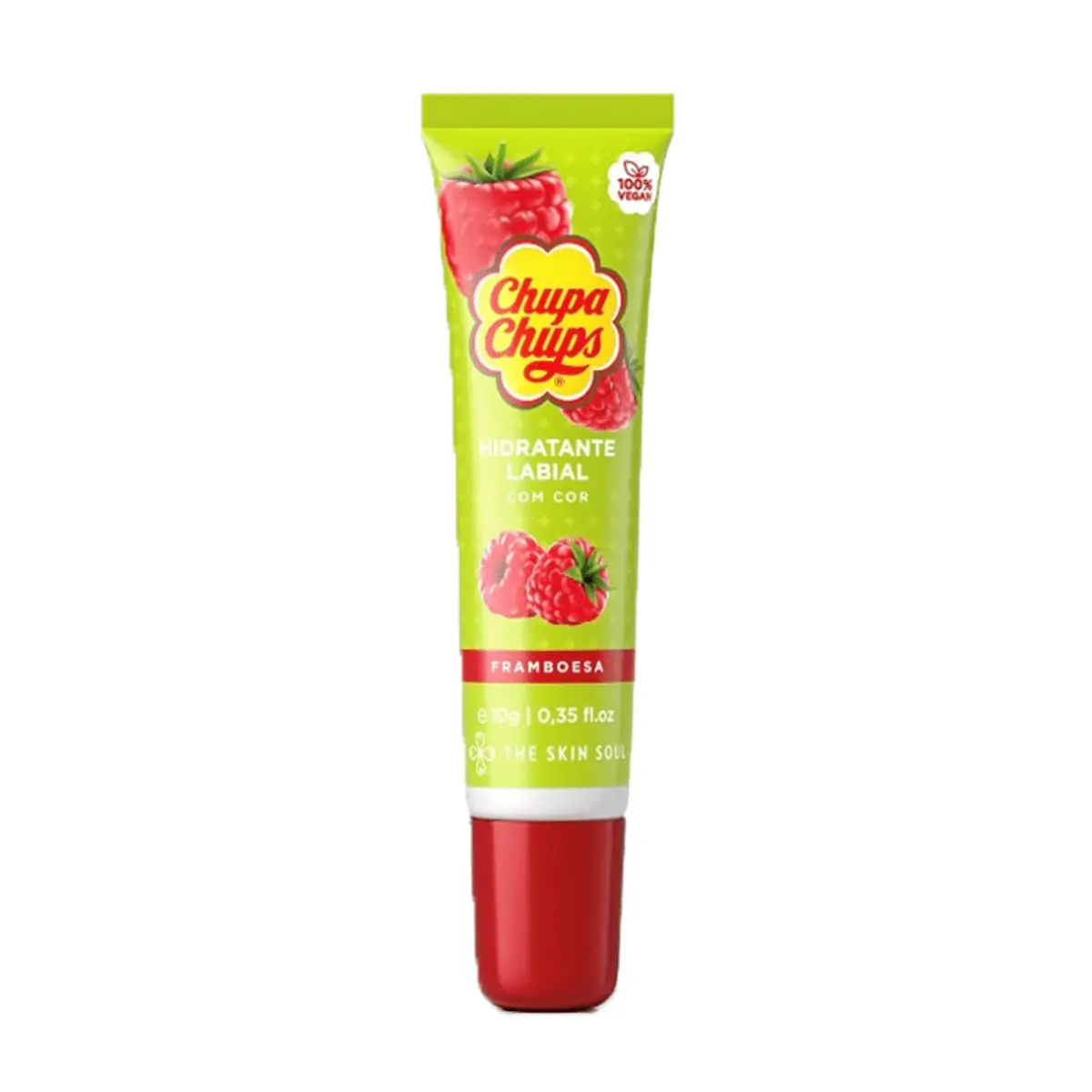 Hidratante Labial Chupa Chups The Skin Soul Framboesa 1un