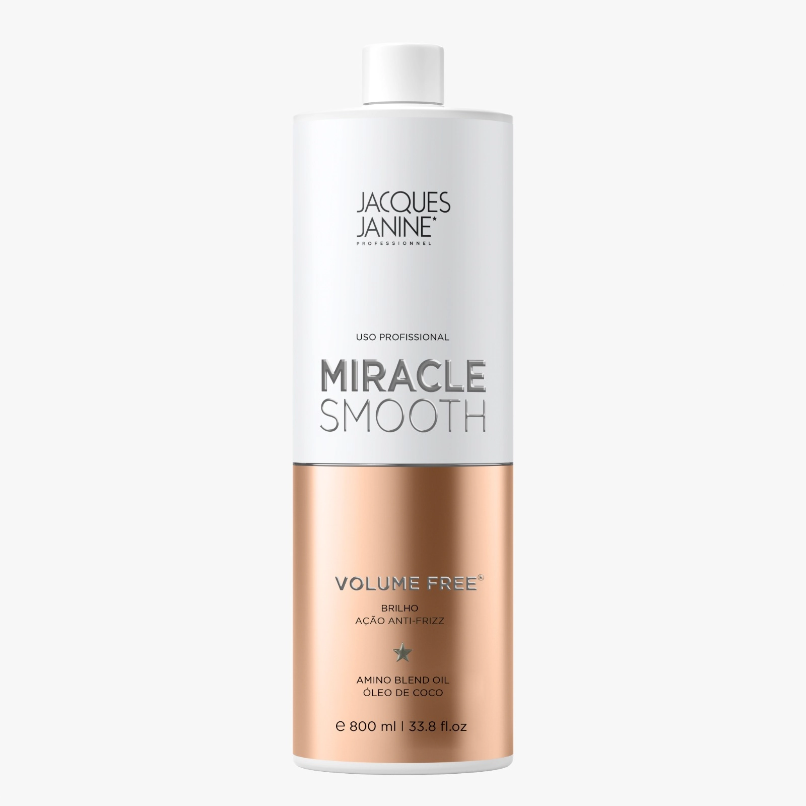 Mascara Tratamento Jacques Janine Volume Frre Miracle Smooth 800ml