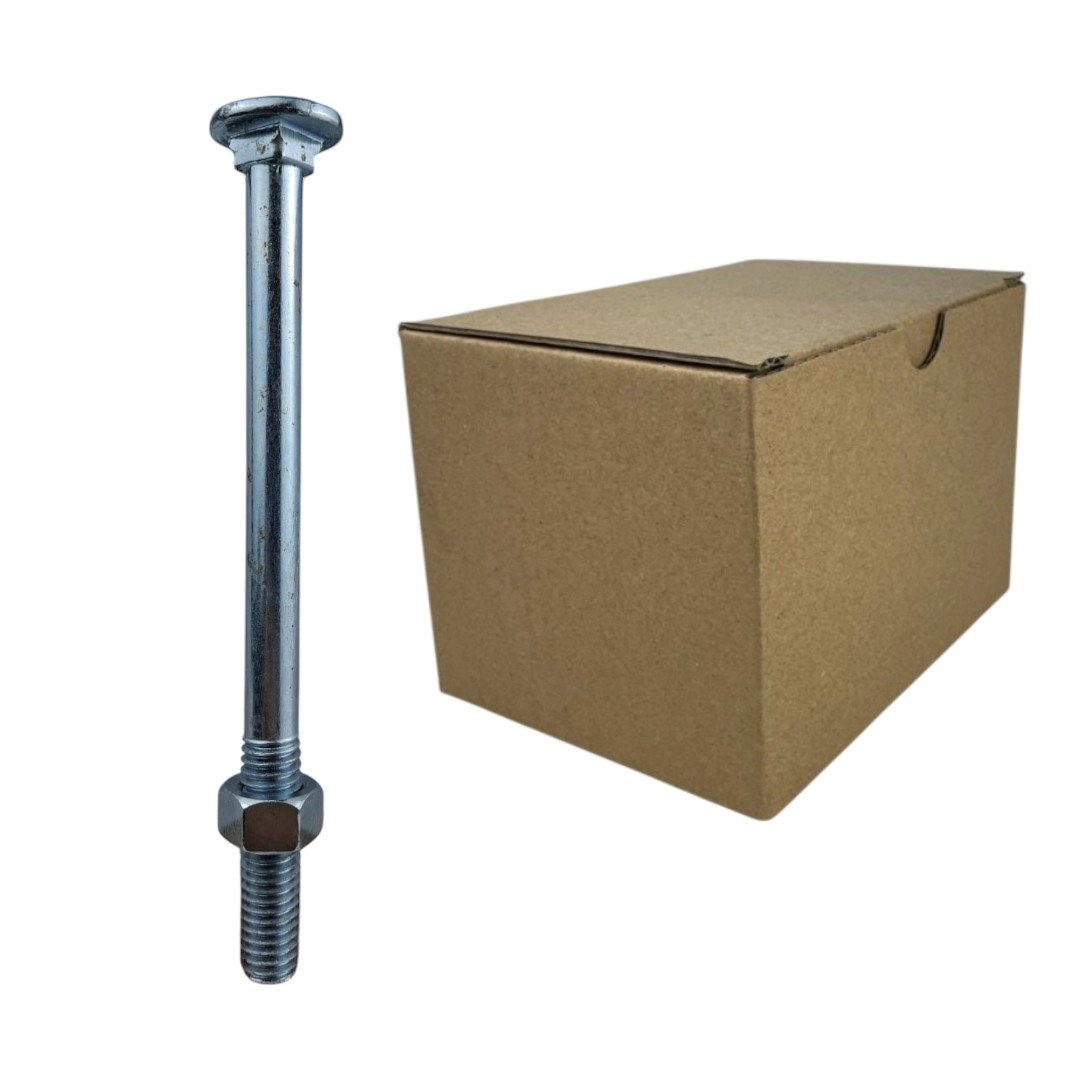 Parafuso Francês Galvanizado Com Porca - 3/8x5 (caixa Cm 50 Peças) Stein