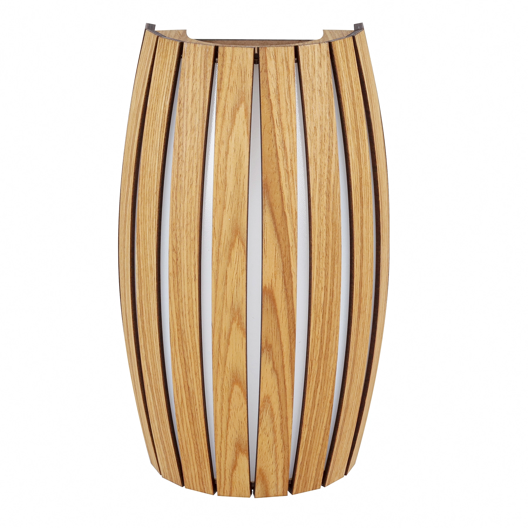 Arandela de Parede Externa Camilly Marrom Madeira IP20 Metalfran