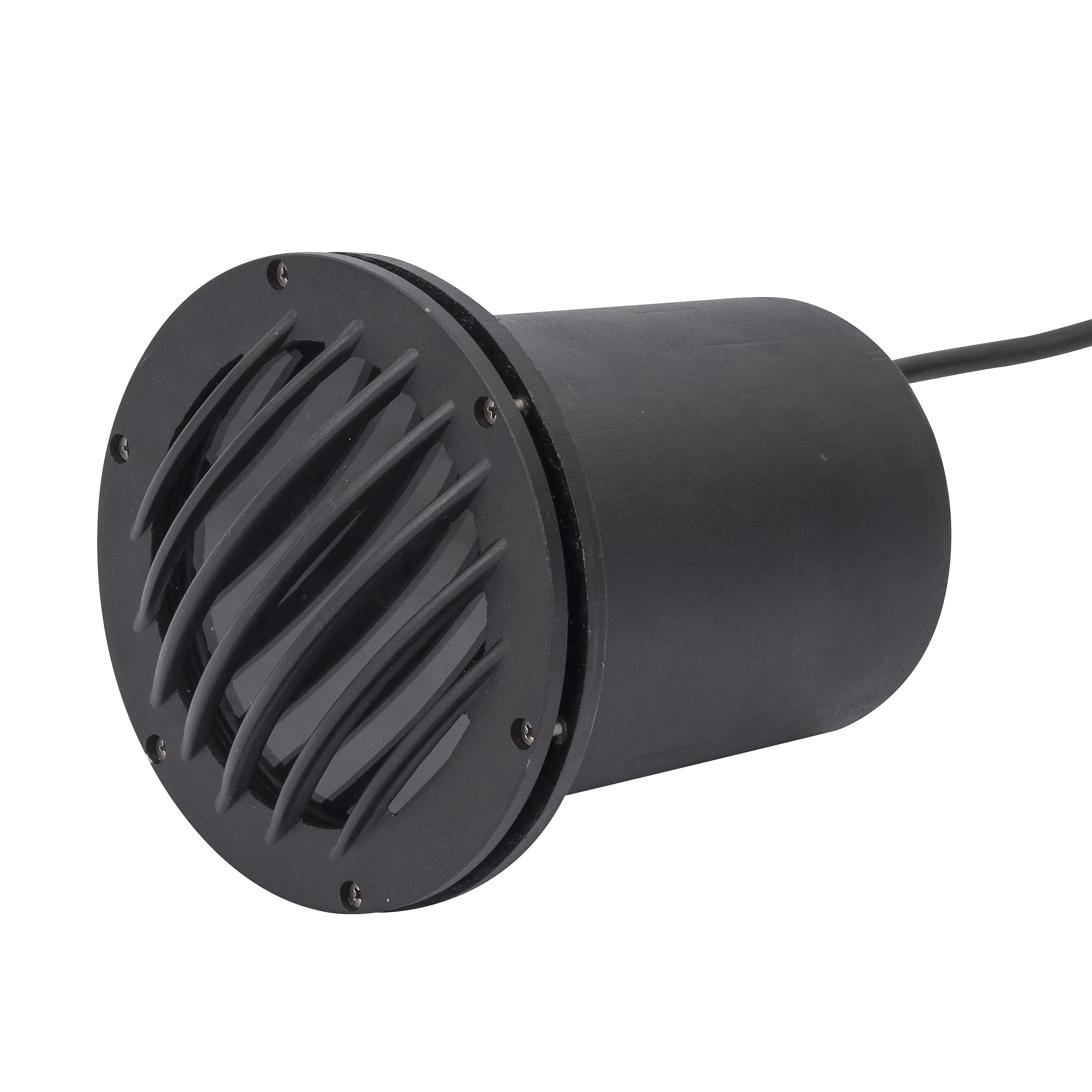 Embutido de Chão Sobrepor Preto Alumínio IP65 Metalfran