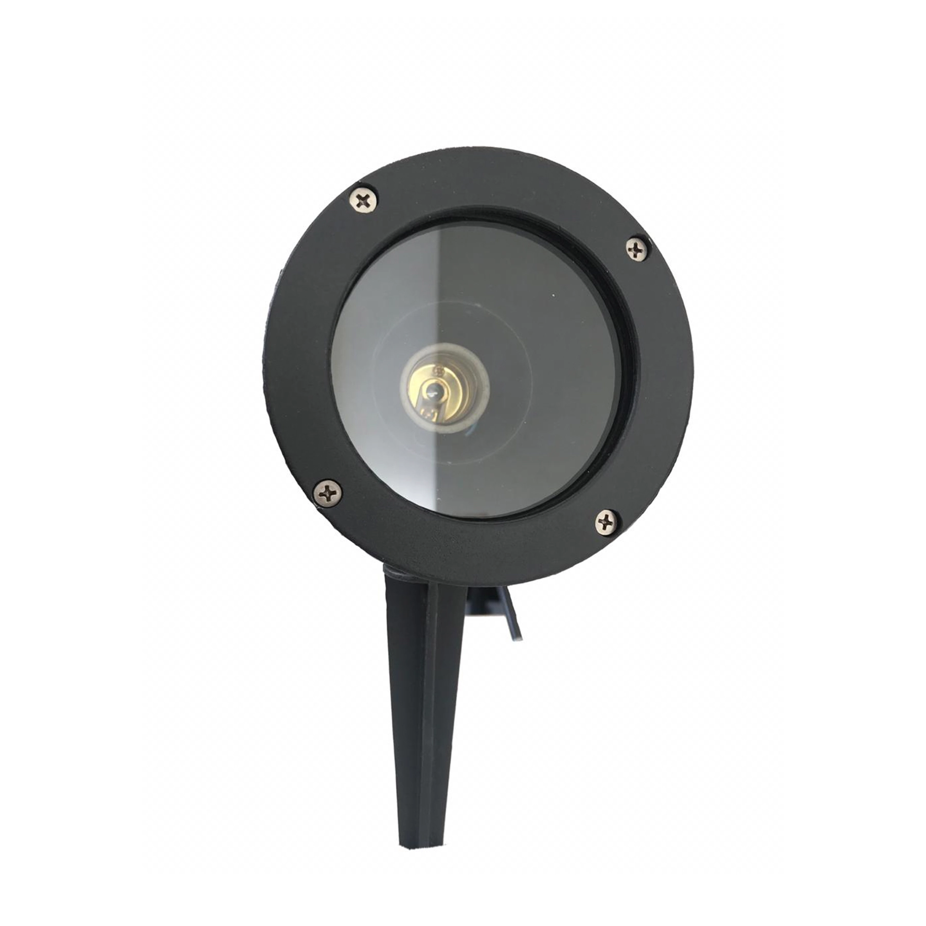 Espeto para Jardim 1 Lâmpada Preto IP65 Metalfran