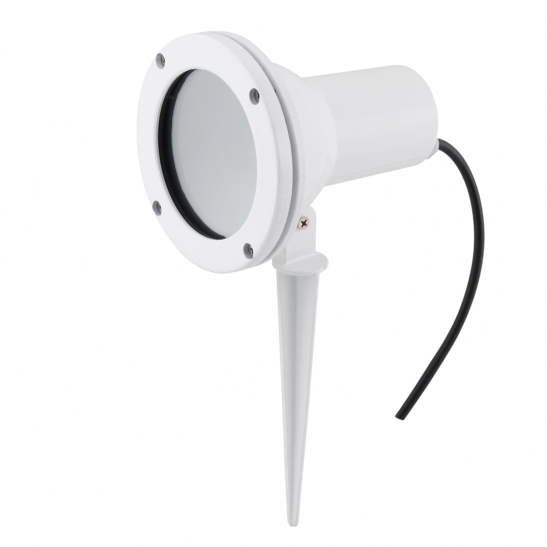 Espeto para Jardim 1 Lâmpada Branco IP65 Metalfran