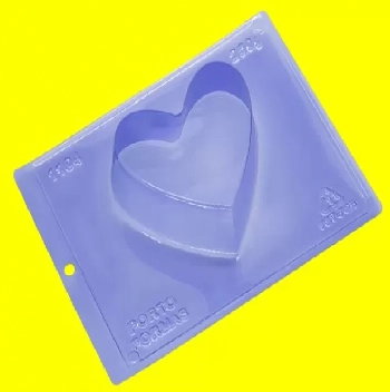 Forma Silic Coracao Achatado 300g 1104 Porto Formas
