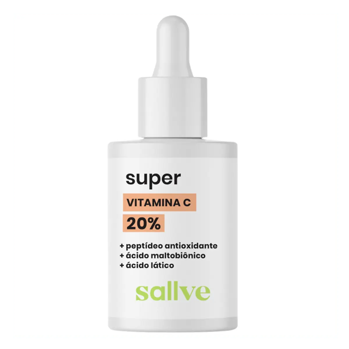 Sérum Concentrado Facial Vitamina C 20% Sallve Super 30ml