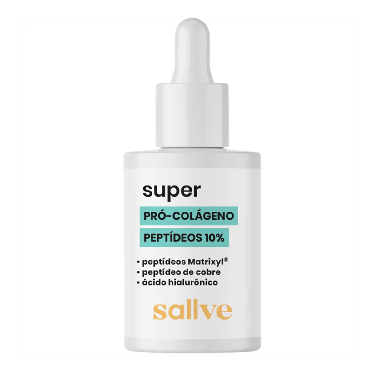 Sérum Facial Concentrado Sallve Super Peptídeos 10% 30ml