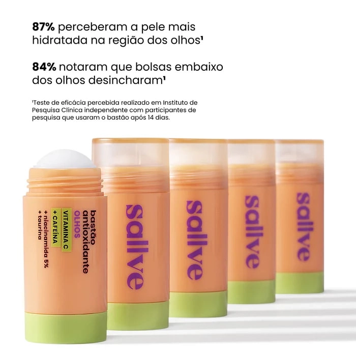 Antioxidante Bastão Para Os Olhos Sallve Frasco 10g