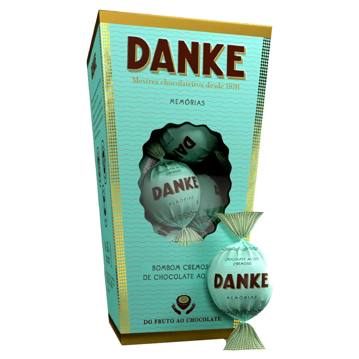 Danke Bombom Chocolate ao Leite 162g