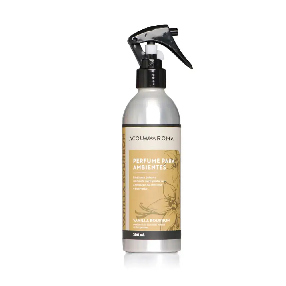 Perfume Para Ambientes Acqua Aroma 200ml Vanilla Bourbon