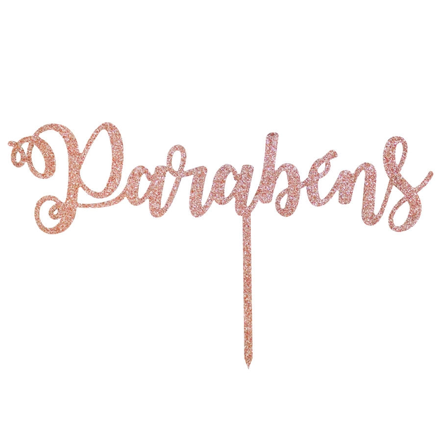 Topo P/bolo Parabens Tb011 Sonho Fino