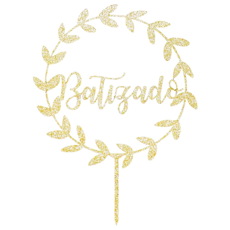 Topo P.bolo Batizado Tb003 Sonho Fino