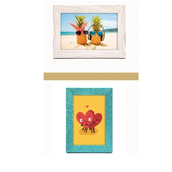 Porta Retrato Moldura Flat Madeira Maa46661 Brisa Artes