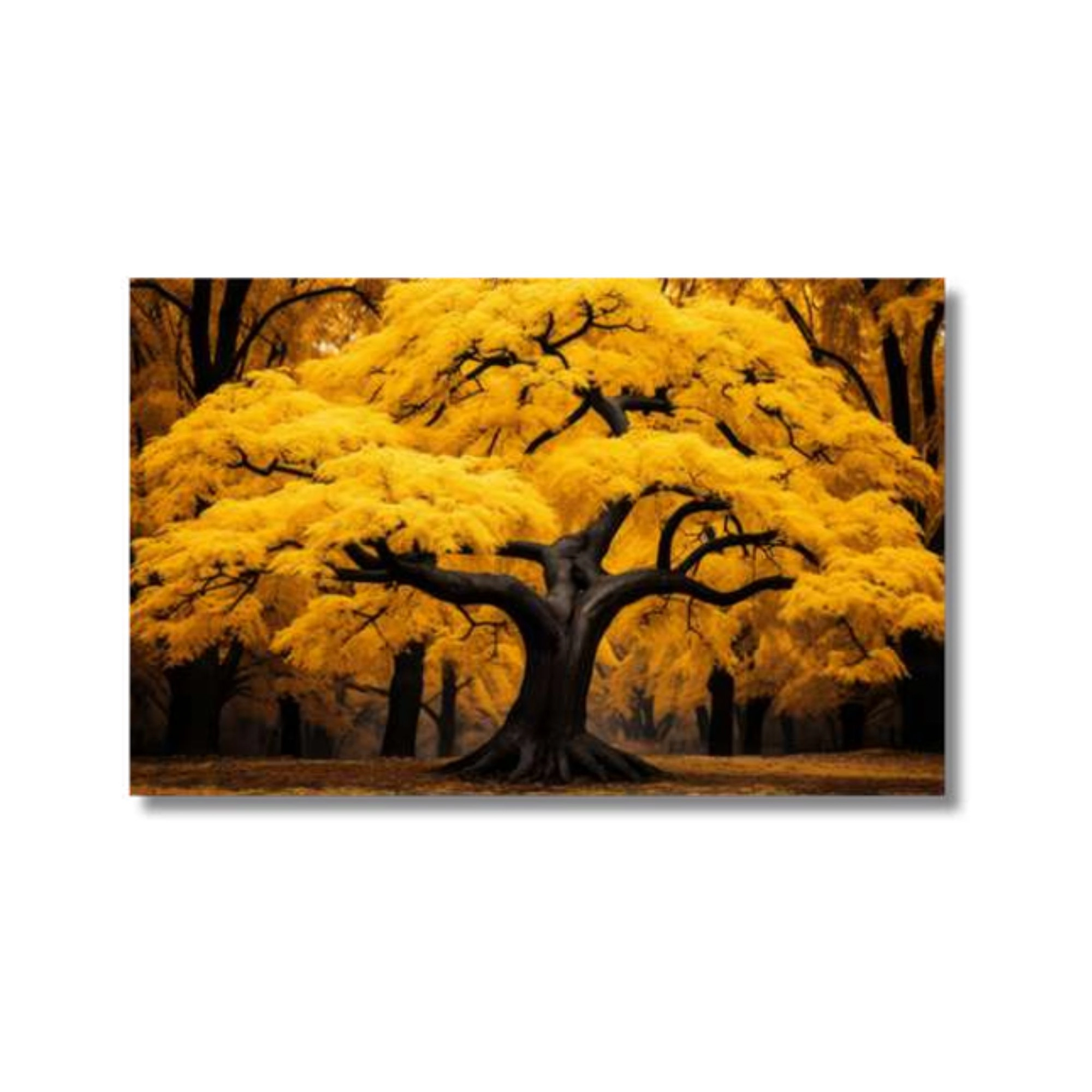 Quadro Canvas Arvore Amarela 60x90cm Tl6909 Brisa