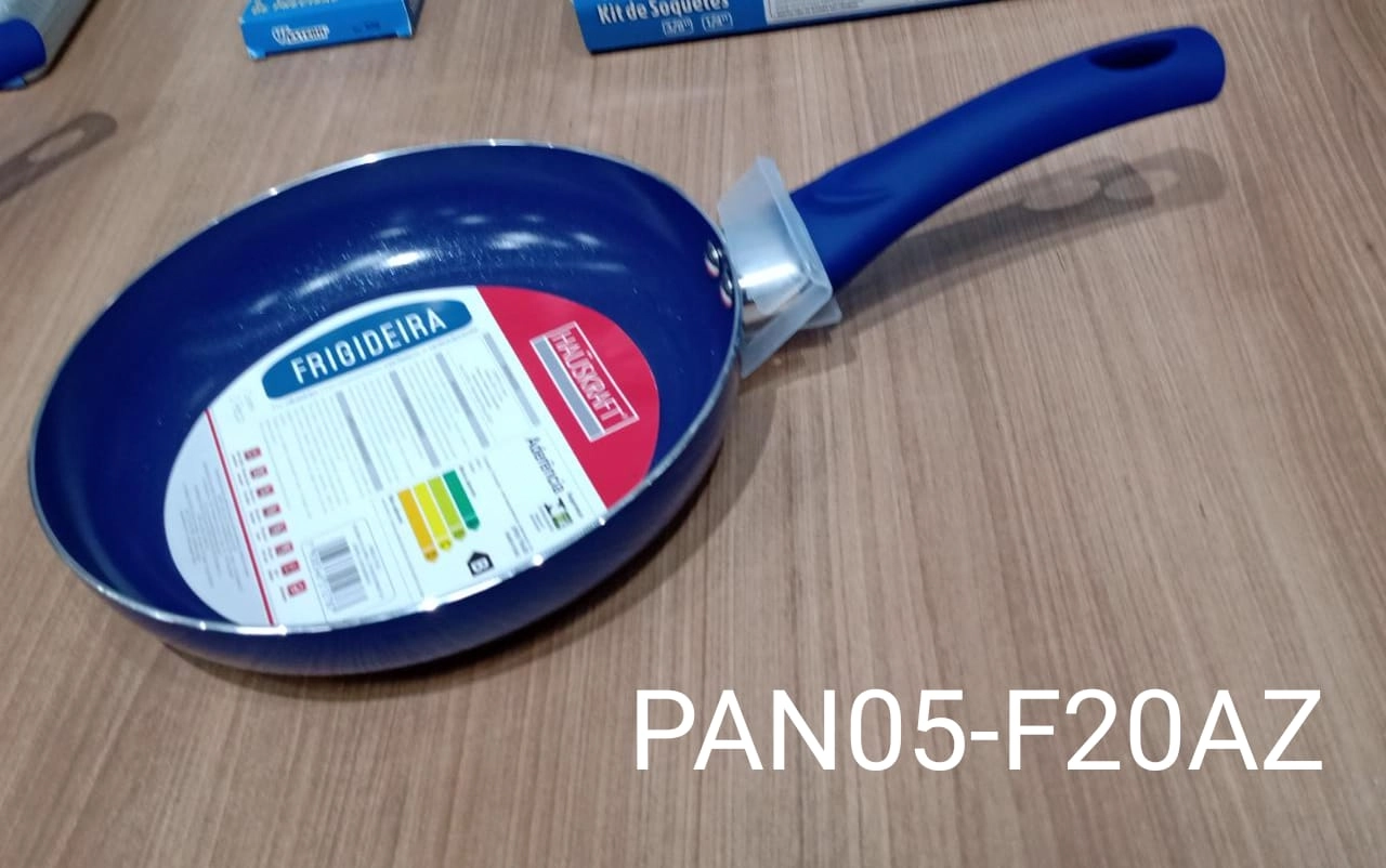 Frigideira Alumínio 20 cm Azul Hauskraft
