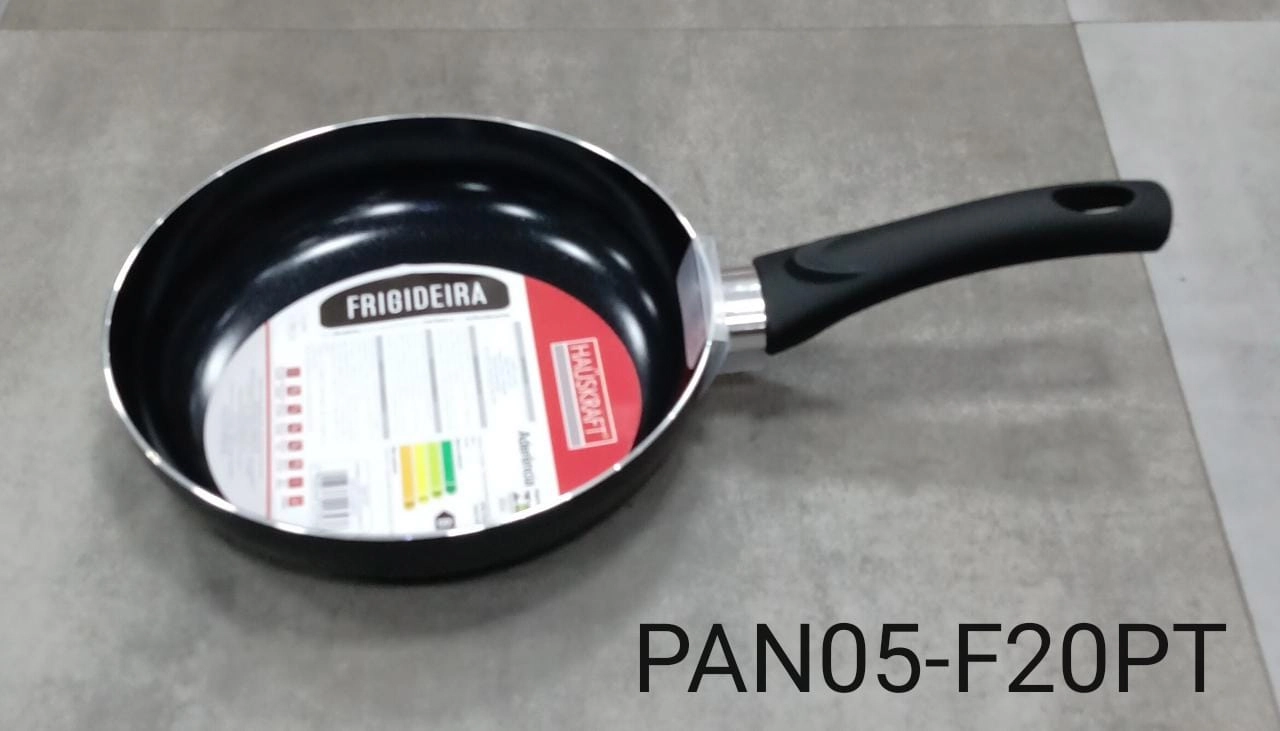 Frigideira Alumínio 20 cm Preto Hauskraft