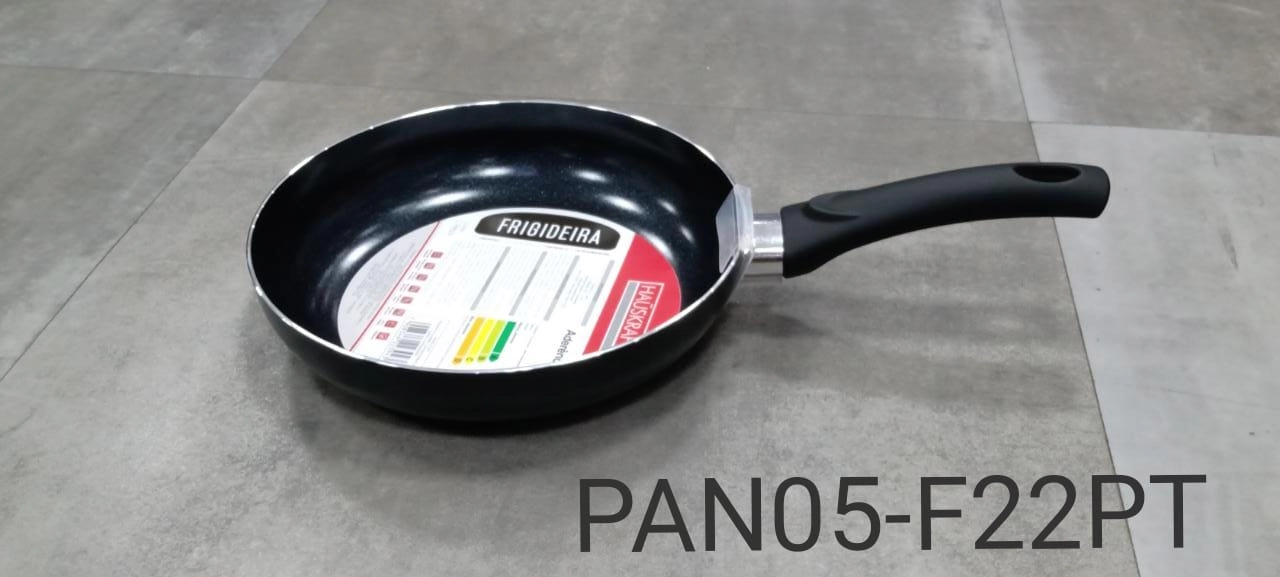 Frigideira Alumínio 22 cm Preto Hauskraft