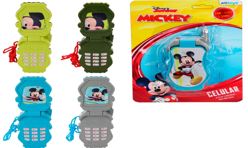 Celular Flip Mickey Yd 110 Etilux