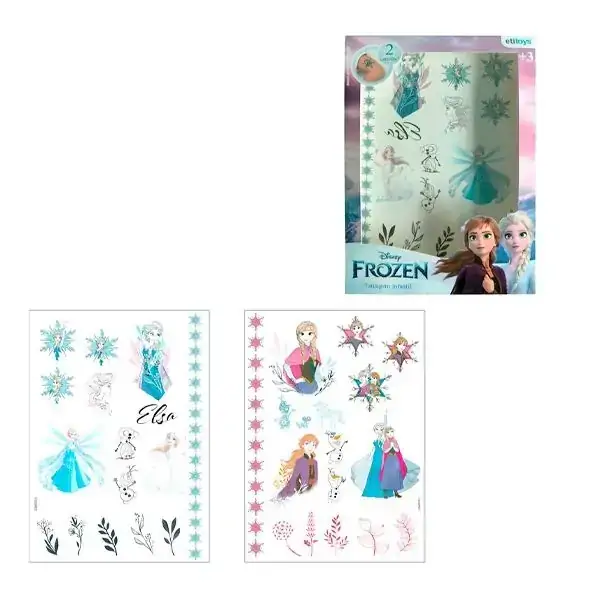 Tatuagem Infantil Frozen - Etitoys