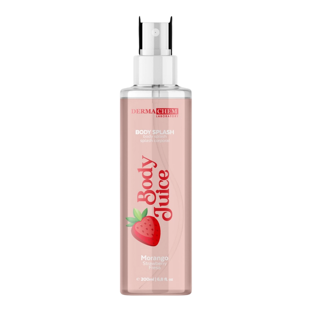 Body Splash Dermachem 200ml Juice Morango
