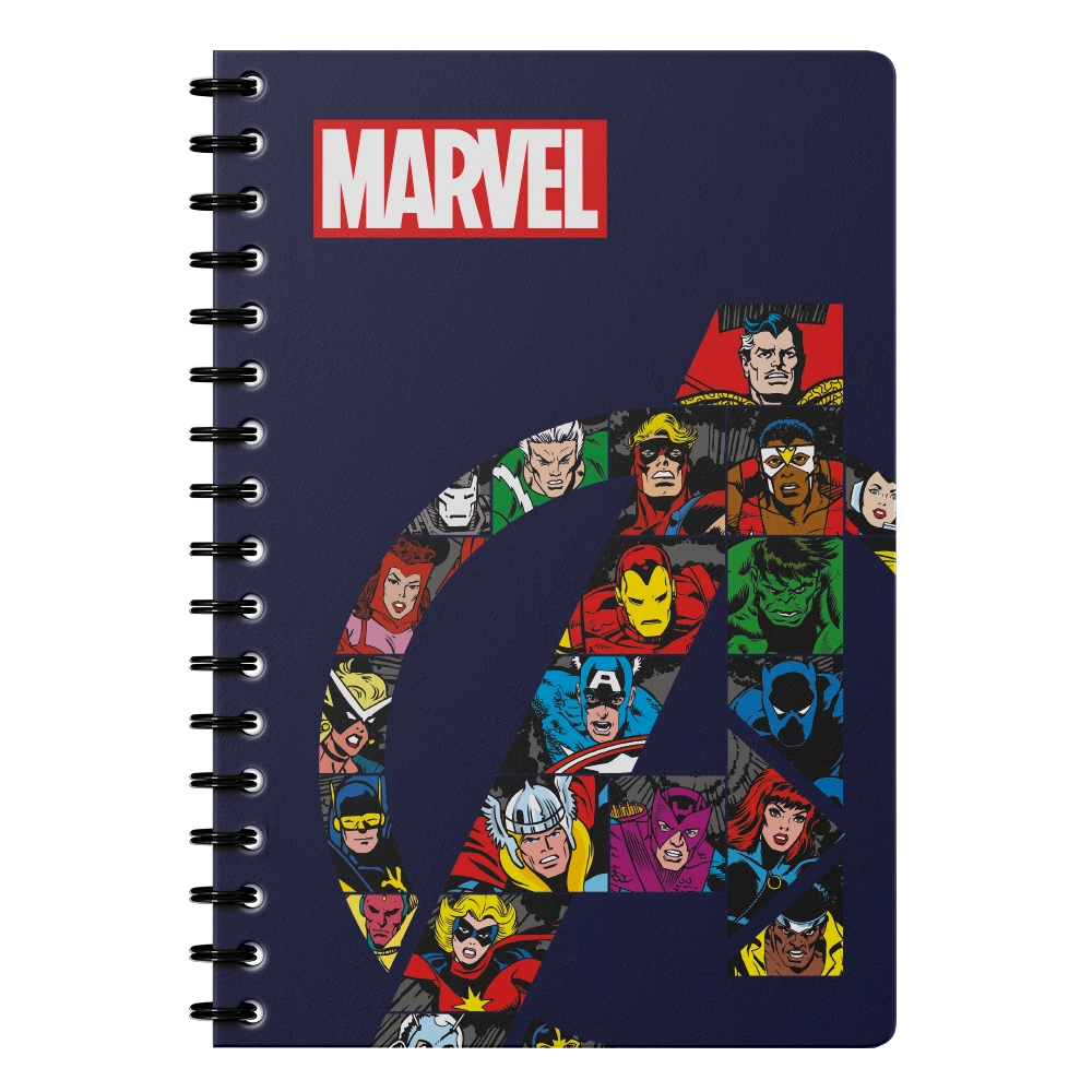 Caderno Singular A5 80 Folhas Marvel