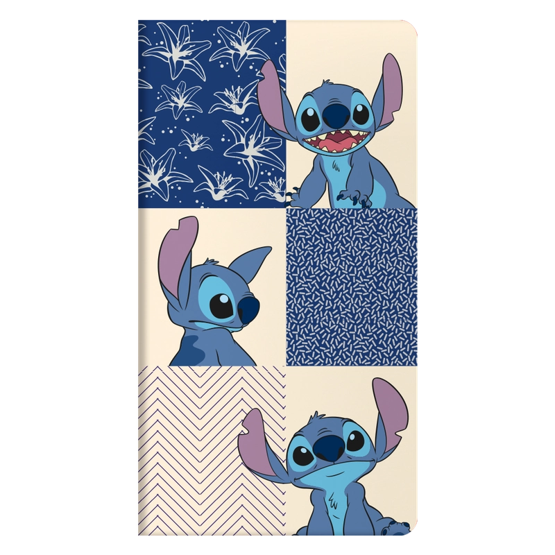 Minicaderno Costurado Stitch Quadros
