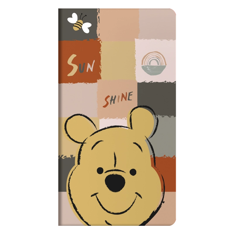 Minicaderno Costurado Pooh Quadrados