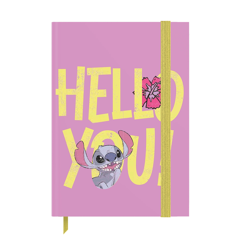 Minicaderno Com Elstico Stitch Hello You