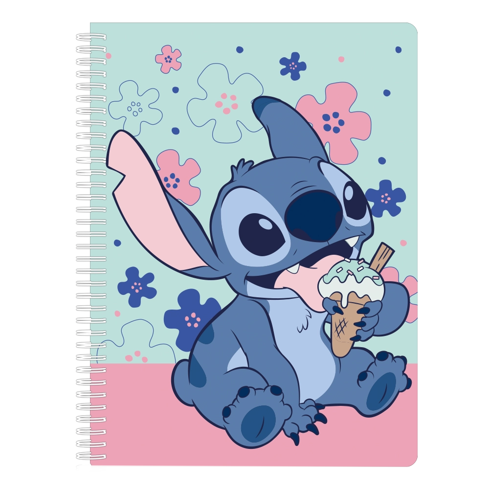 Caderno Singular Universitrio 10 Matrias Stitch Sorvete