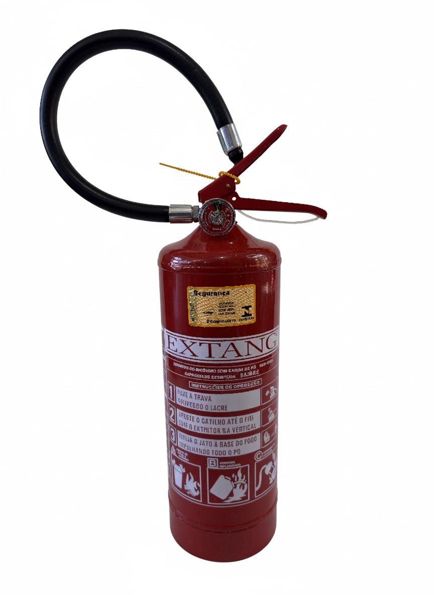 Extintor De Incêndio Pó Abc 4kg 1 Ano De Garantia
