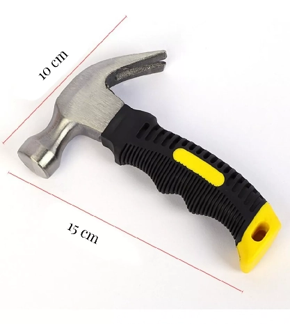 Martelo Cabo Curto Emborrachado 25mm 15.7cm Ar0411 Startools