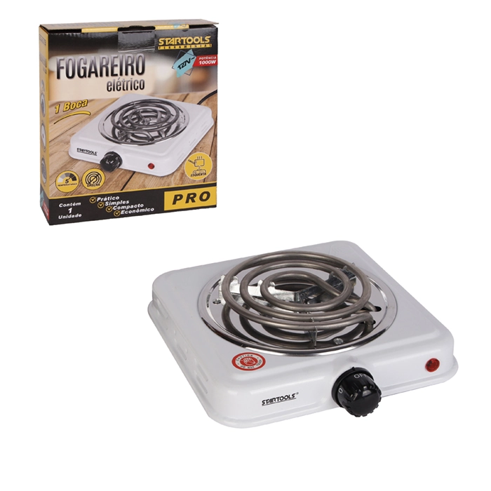 Ar0538 Fogareiro Eletrico 1000w 110v 1boca 50/60hz