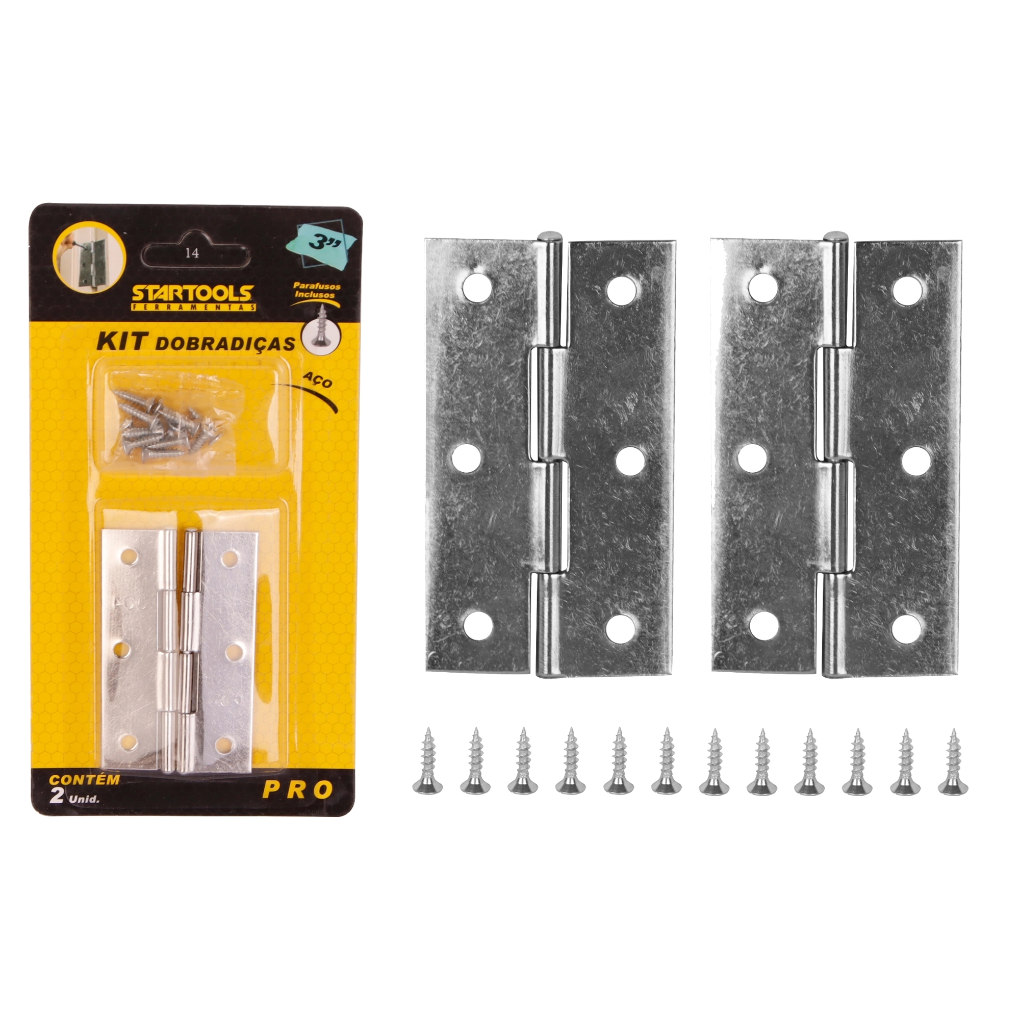 Kit Dobradica Aco 3 2pcs Ar0695 Startools