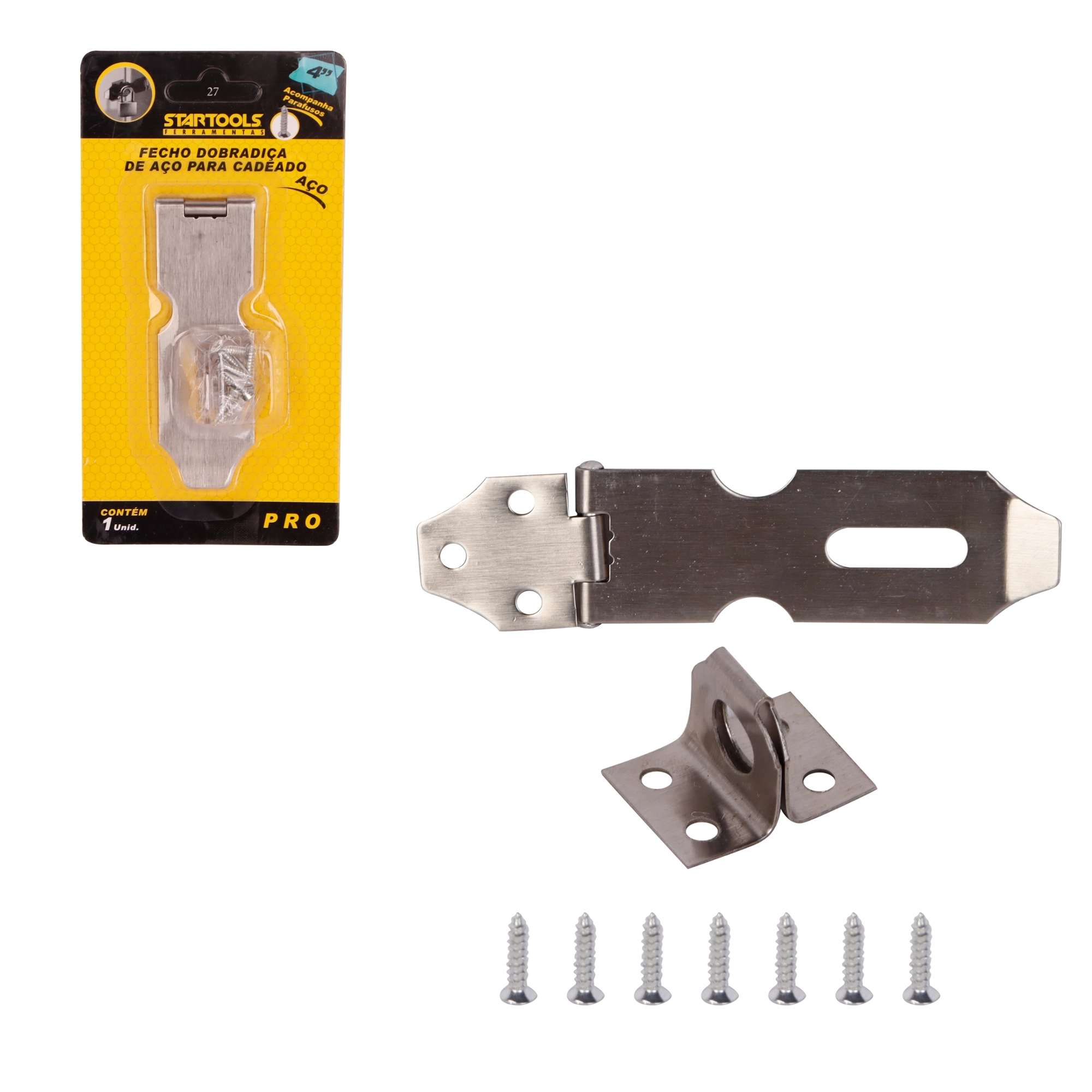 Fecho Dobradica Cadeado 4 Aco Ar0704 Startools