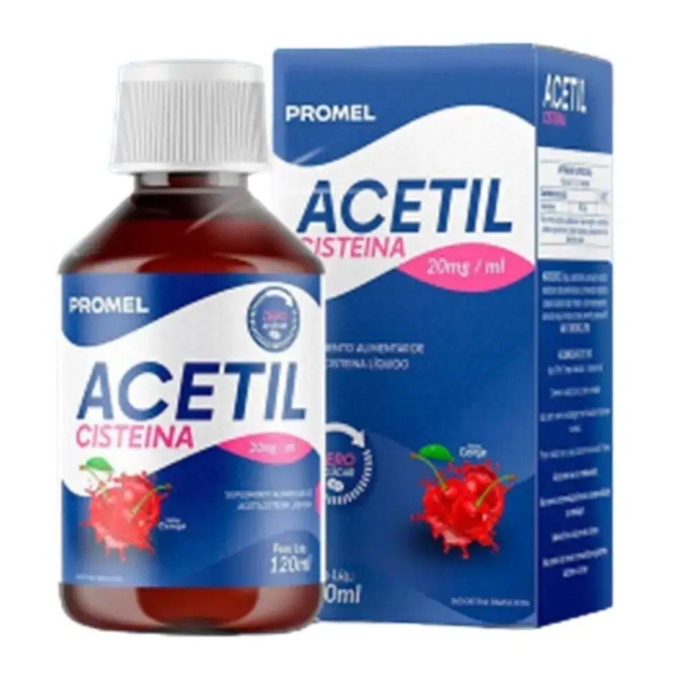 Acetilcisteina Acetil Xpe Inf 20mg/ml 120ml Sabor Cereja Promel