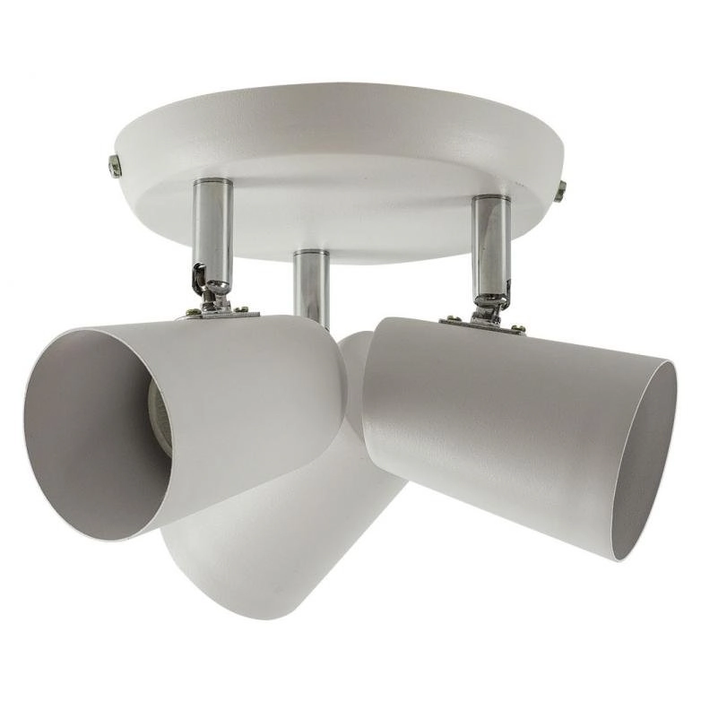 Spot De Sobrepor New Short Triplo Direcionável 3xmr16 Branco Llum