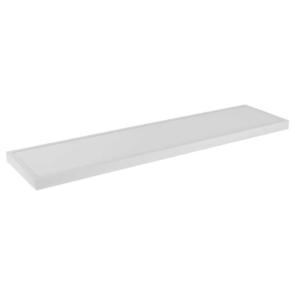 Painel de Led Sobrepor Retangular Luz Amarela 50W 3,8x30X120cm Branco Bivolt