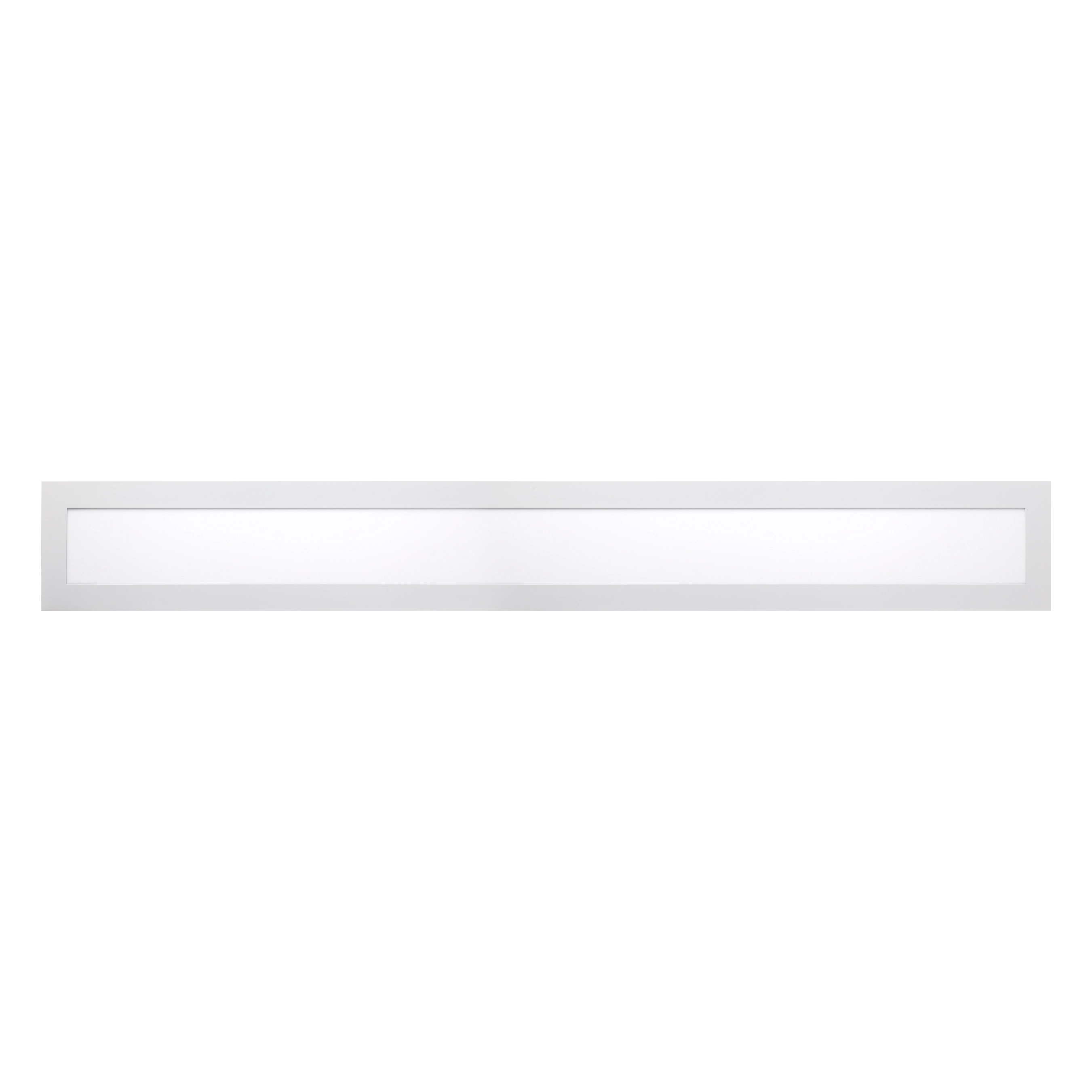 Painel de Led Embutir Retangular Luz Neutra 45W 0,3x15,5X124,5cm Branco Bivolt