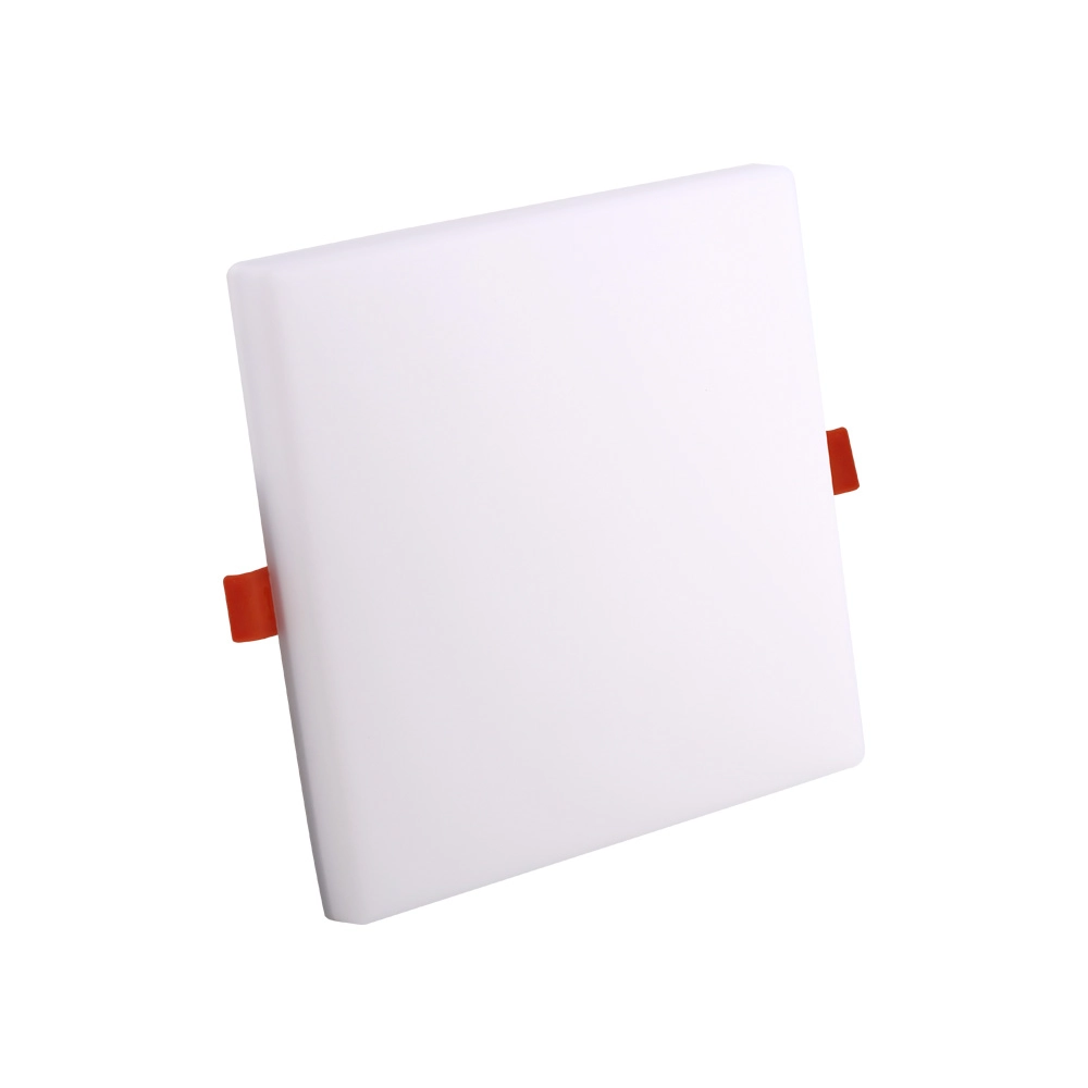 Painel de Led Embutir Quadrado Luz Branca 24W LLUM Bronzearte 17x17cm Branco Bivolt
