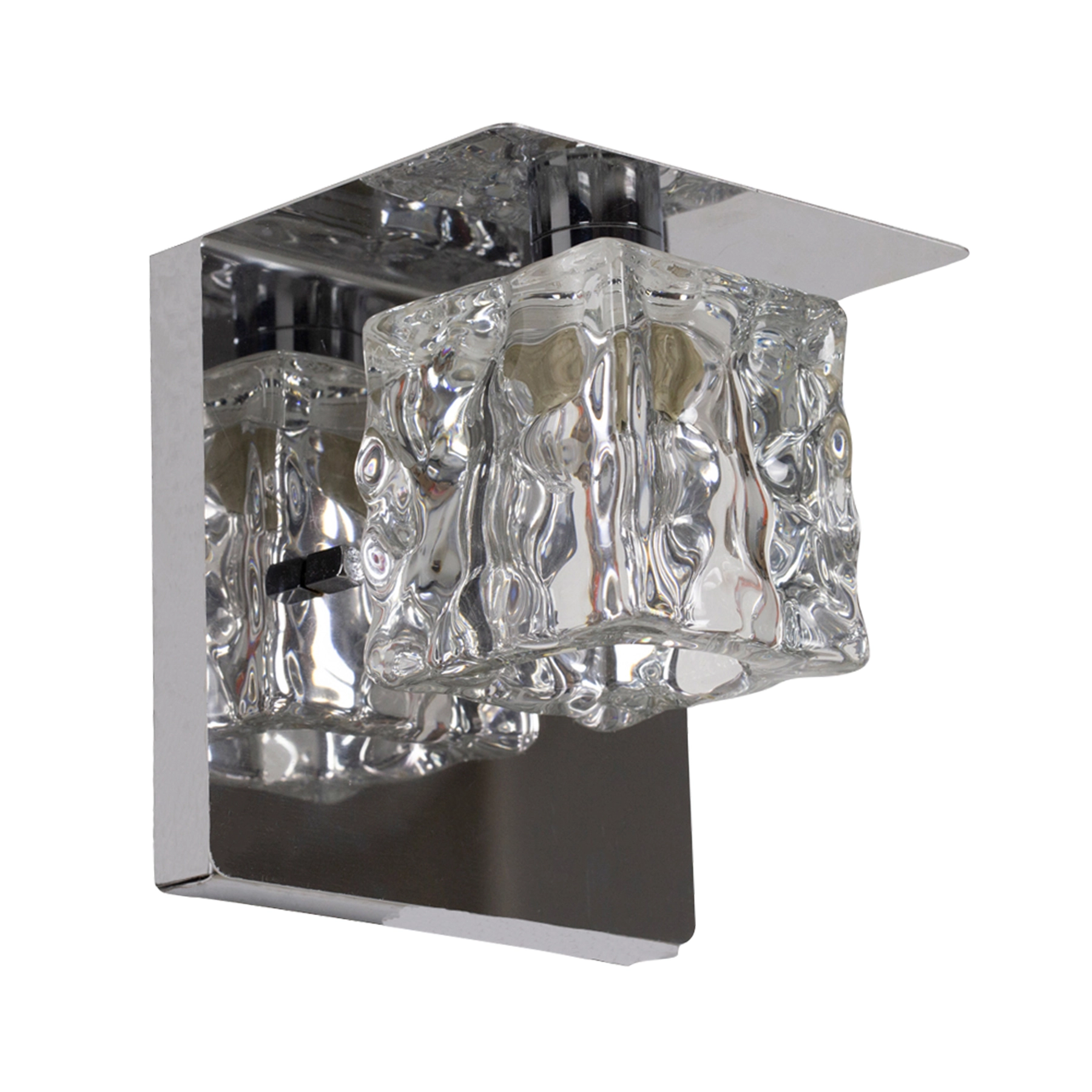 Arandela de Parede Interna Frost LLUM Bronzearte Transparente Bivolt