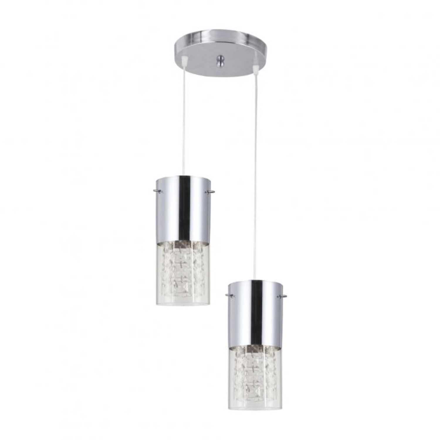 Pendente 2 Luzes Com Pingente First Ax294102pdmcra Bronzearte Bronzearte