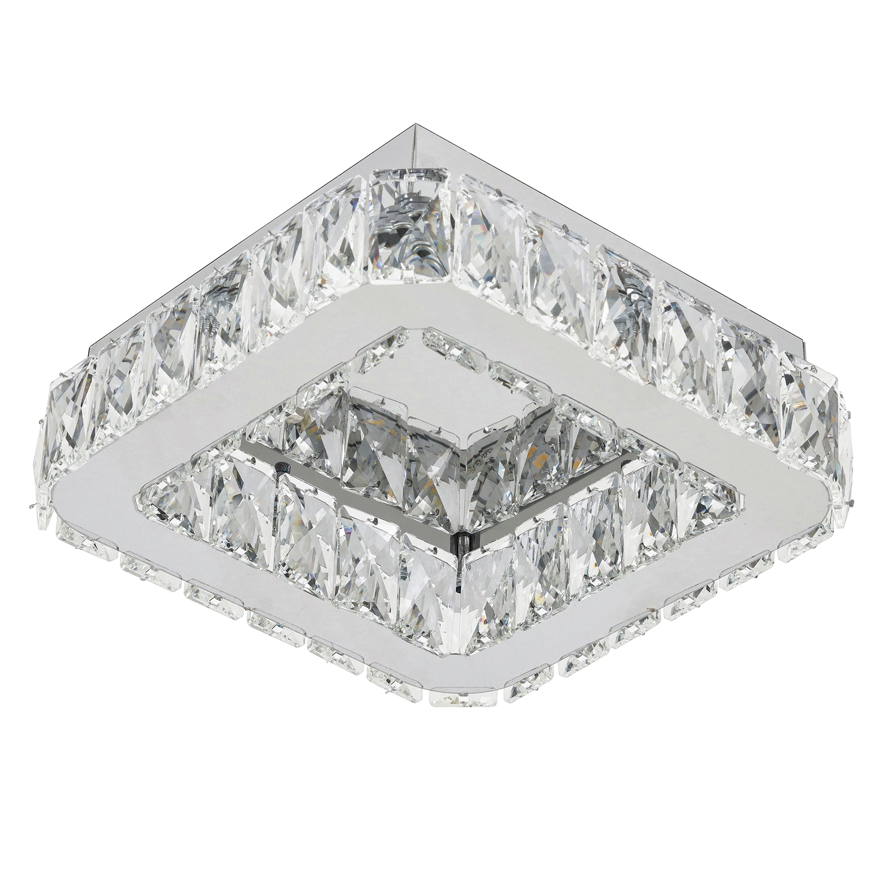 Plafon Tokyo Led Quadrado Bivolt 16W 3000K 200X200Mm