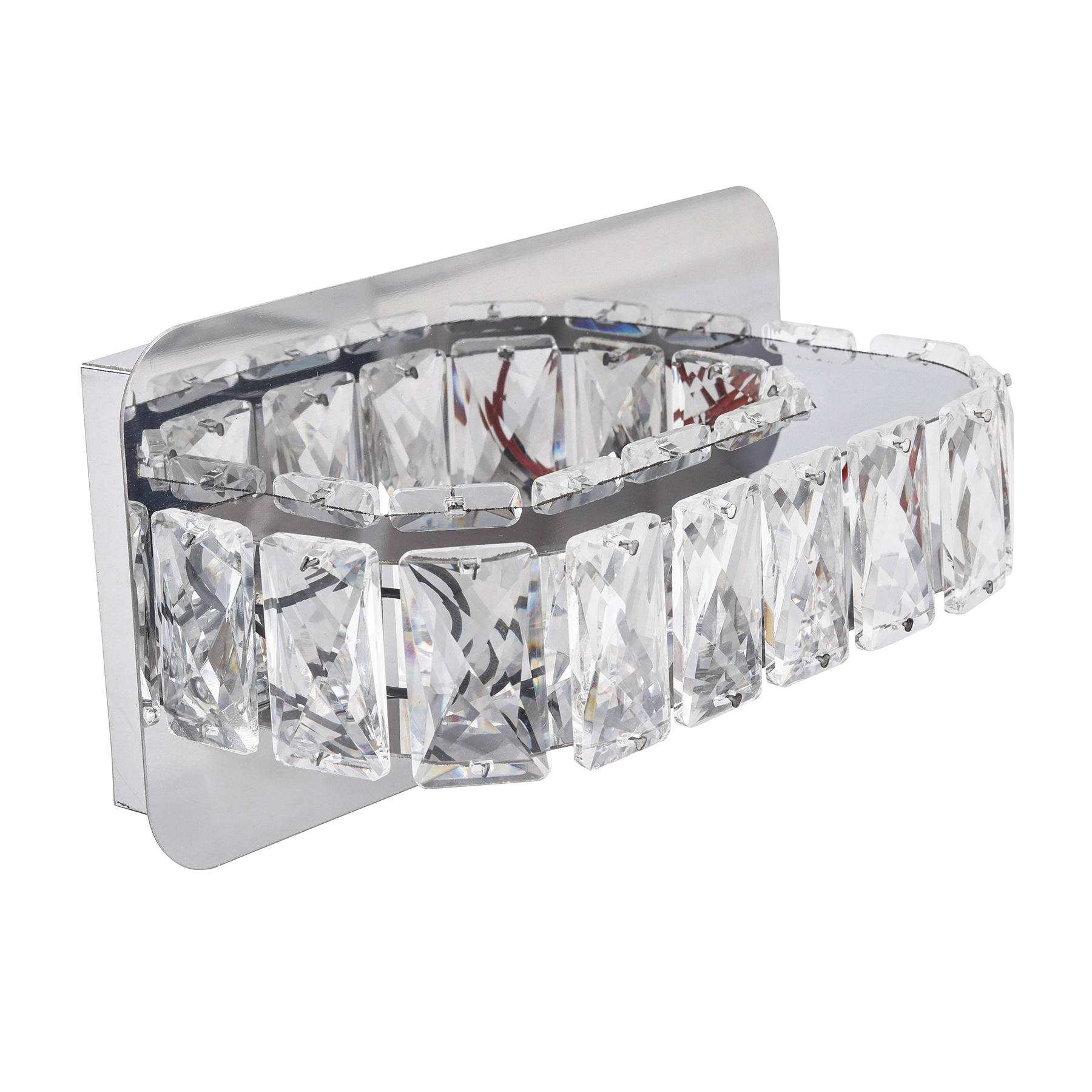 Arandela de Parede Interna Com LED IP20 Tokyo LLUM Bronzearte Transparente Bivolt