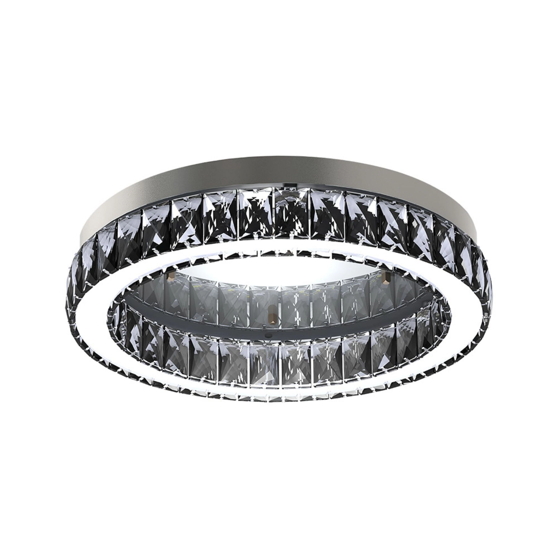 Plafon LED Aço Inox Tokyo Redondo 14w LLUM Bronzearte
