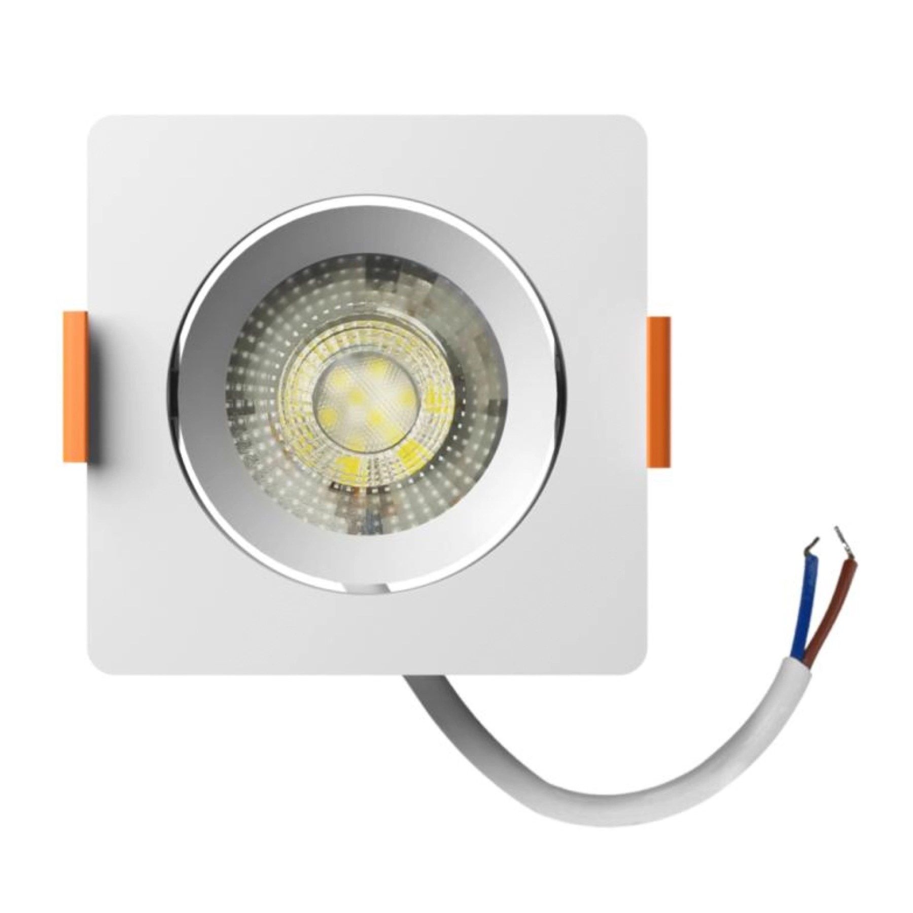 Spot Embutido Com LED 3w Amarelo LLUM Bronzearte
