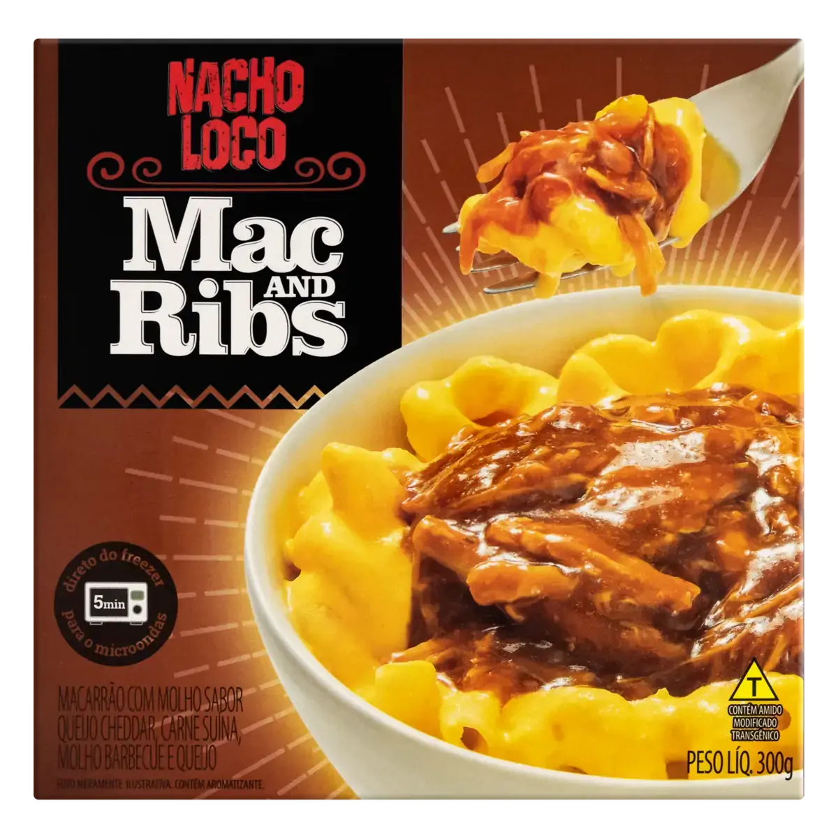 Mac'n Ribs Nacho Loco 300g