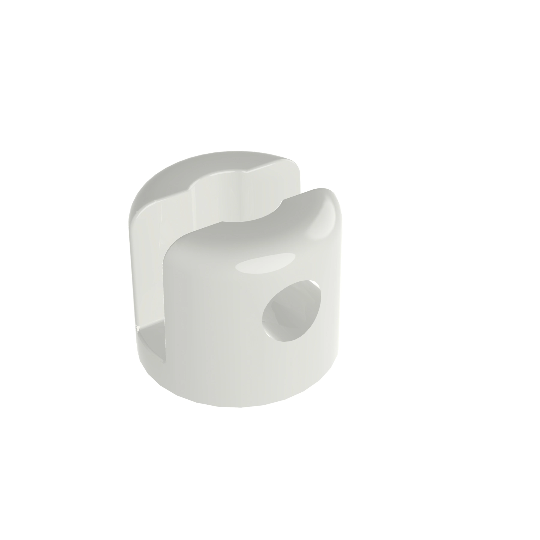 Suporte Fenda para Prateleira Branco Base